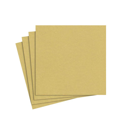 Paper Linen Gold Cocktail Napkins 15ct