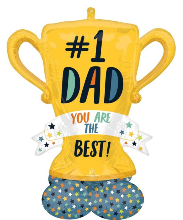 Best Dad Trophy AirLoonz 43in Balloon