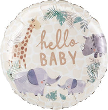 #552  Soft Jungle Baby 17in Balloon