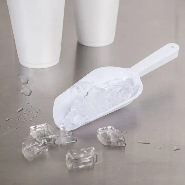 White Plastic Ice Scoop