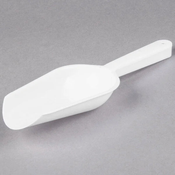 White Plastic Ice Scoop