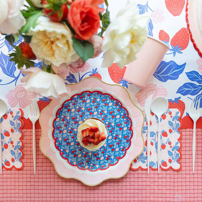 SUMMER STRAWBERRY SMALL PLATES