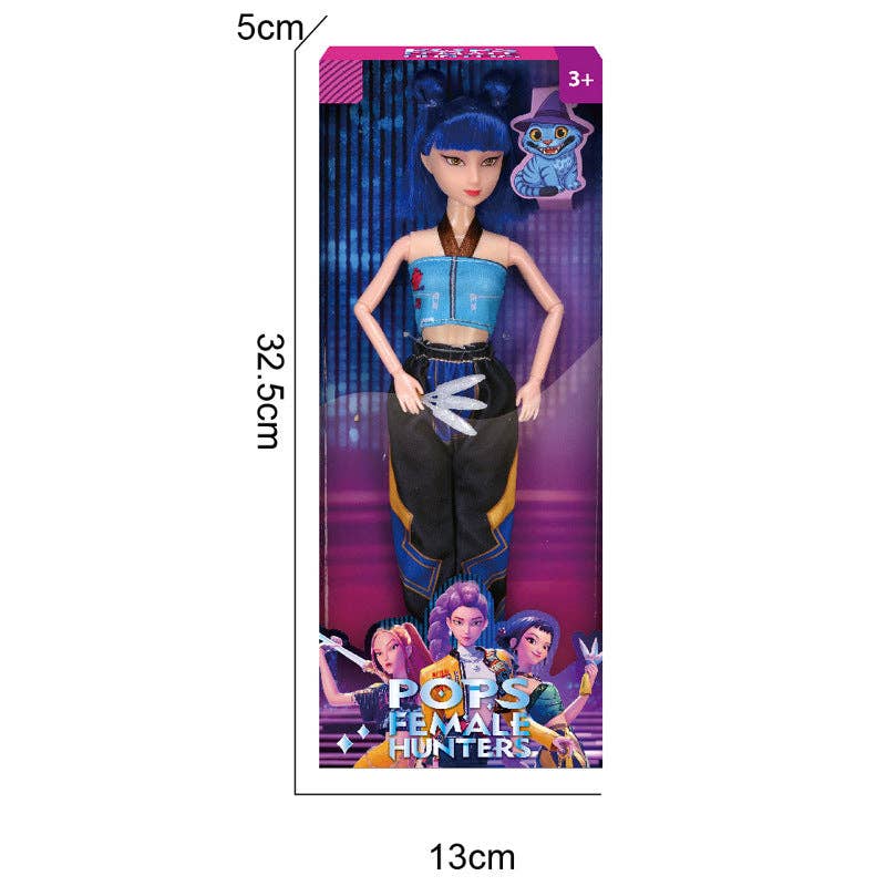 Kpop Demon Hunters Dolls Rumi Mira & Zoey Vinyl Figures Collectible Toy