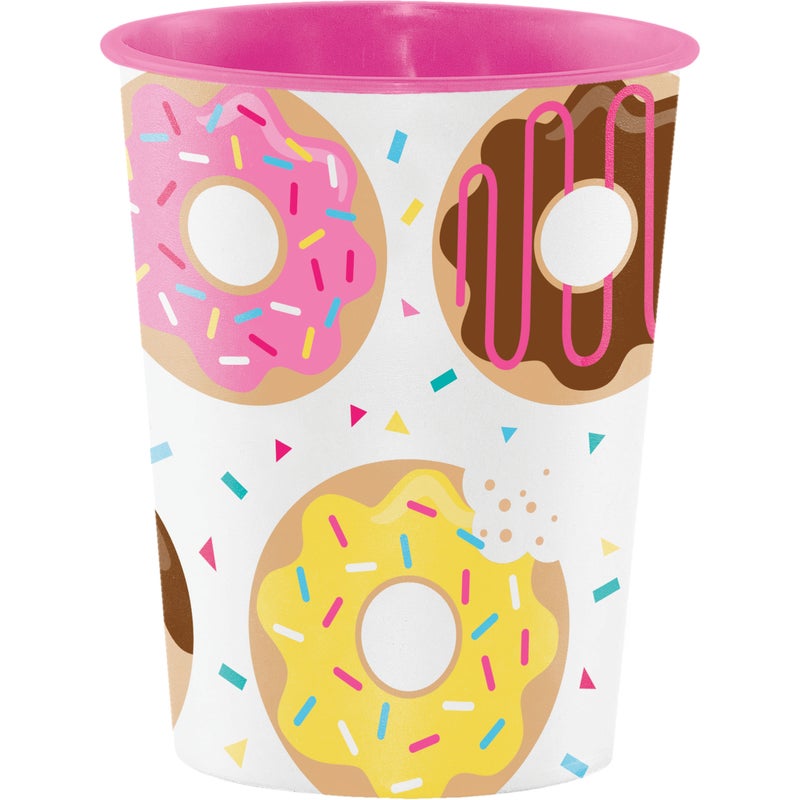 Donut Time Plastic Cup