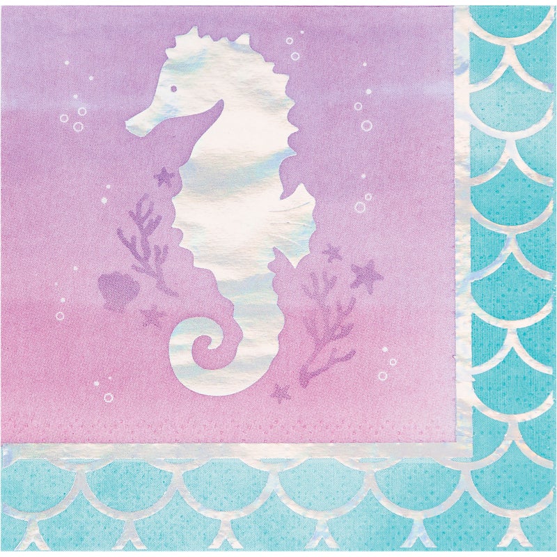 Mermaid Shine Beverage Napkins