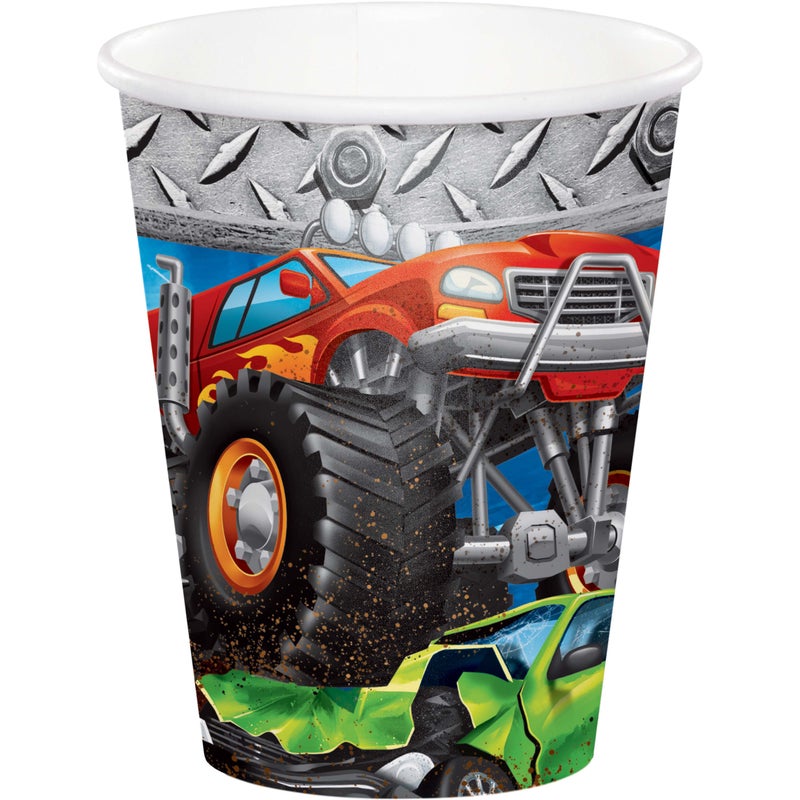 Monster Truck Cups 8ct