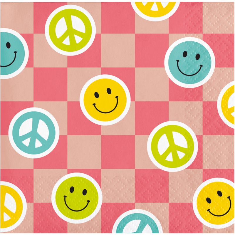 Flower Power Beverage Napkins