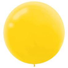 24in Helium Inflated Latex Balloon - Yellow