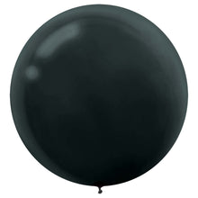 24in Helium Inflated Latex Balloon - Black
