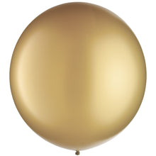 24in Helium Inflated Latex Balloon - Gold Pearl