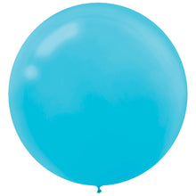 24in Helium Inflated Latex Balloon - Caribbean Blue