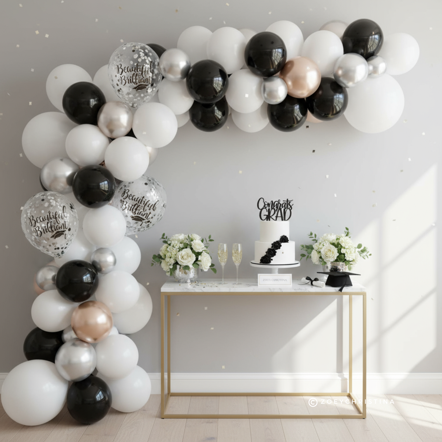 Graduation Confetti Balloon - Beautiful and Brilliant