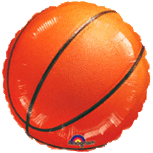 #365 Championship Basketball 18in Balloon