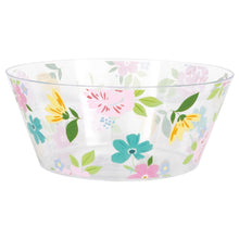 Spring Florals Plastic Serving Bowl