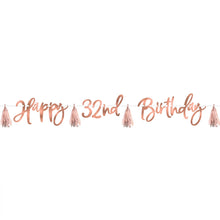 Blush Birthday Any-Age Banner Kit
