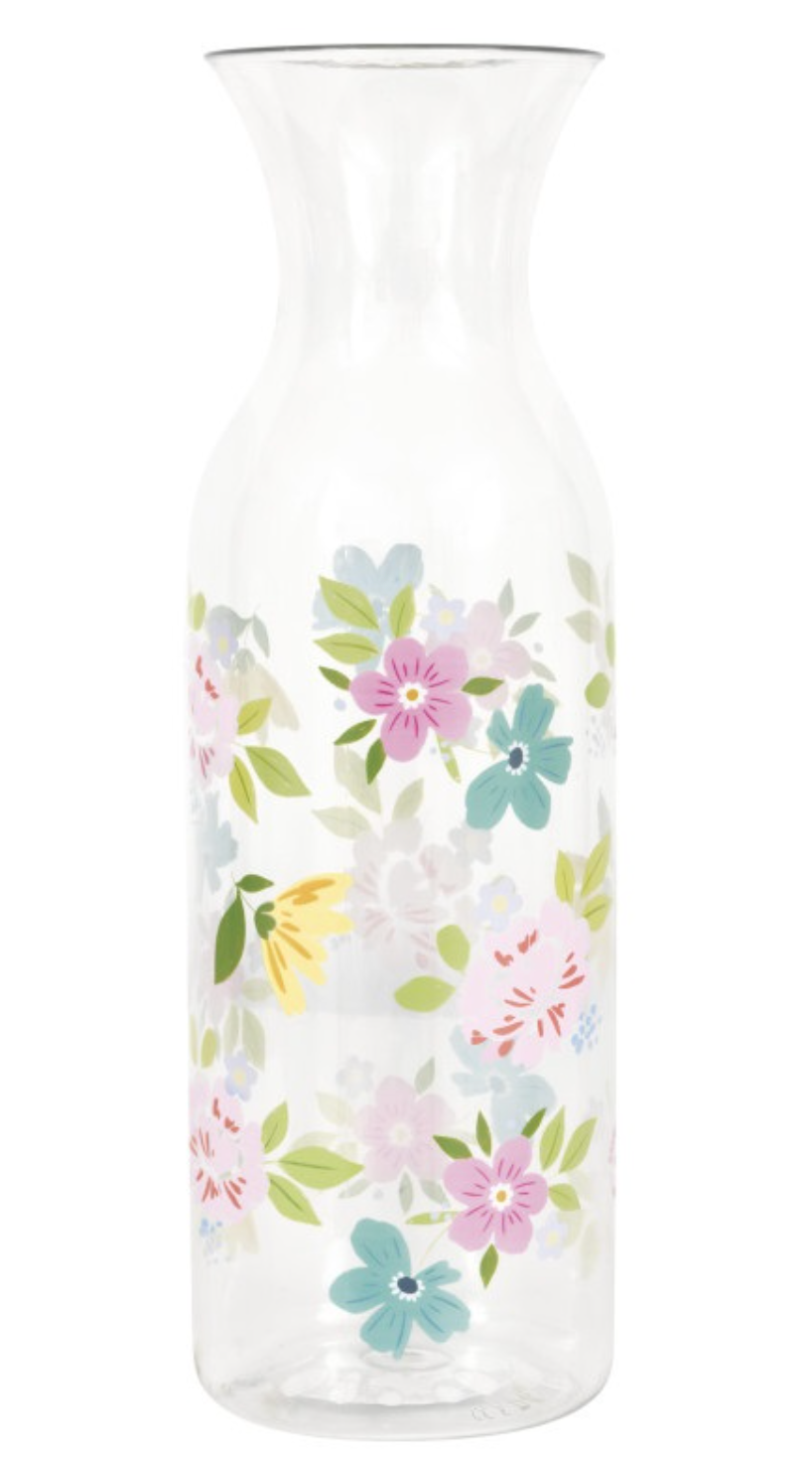 Spring Florals Plastic Juice Carafe
