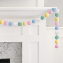 Spring Felt Pom Pom Garland