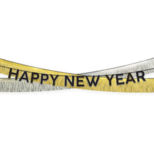Happy New Year's Tinsel Garland Banner Kit 3ct