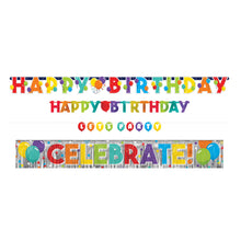 Birthday Celebration 4-in-1 Value Pack Banners