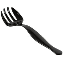 Black Wrapped Plastic Serving Fork