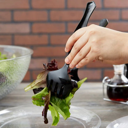 Black Wrapped Plastic Serving Fork