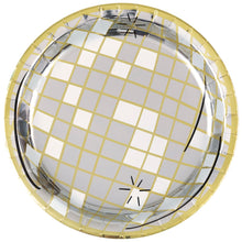 Toast to New Years Round Foil 9in Dinner Plates 8ct
