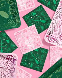 Wicked Witch Pink & Green Napkins 24ct