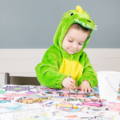 Halloween Coloring Tablecloth | Kids Halloween Party Decor