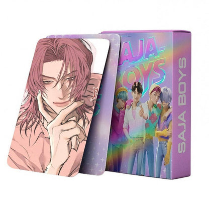 KPop Demon Hunters Saja boys Lomo Card-55pcs