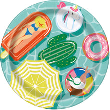 Summer Fun Round 7in Dessert Plates 8ct