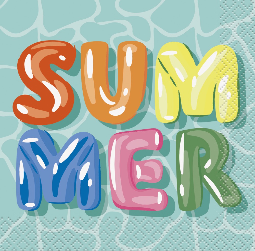 Summer Fun Summer Beverage Napkins 16ct