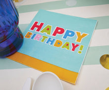 Bright Birthday 'Happy Birthday' Cocktail Napkins 26ct