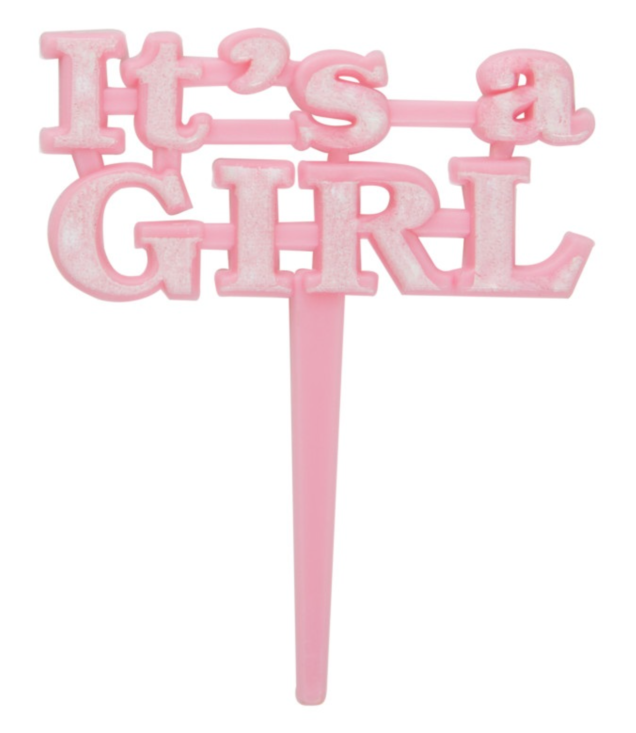 It's a Girl Pink Cake Picks 8ct