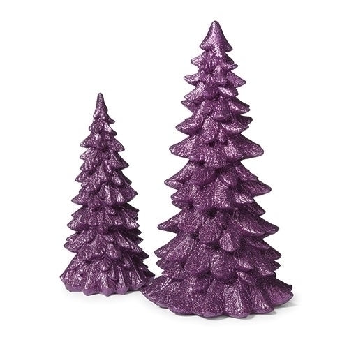 Purple Glitter Tree - Large