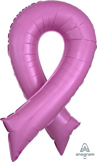 #500 Pink Bow 36in Balloon