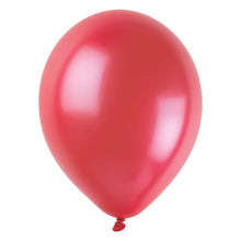 12in Packaged Premium Latex Balloons 50ct - Pearl Red