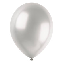 12in Packaged Premium Latex Balloons 50ct - Pearl Silver