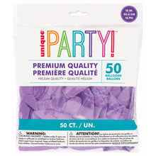 12in Packaged Premium Latex Balloons 50ct - Lavender