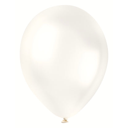 12in Packaged Premium Latex Balloons 50ct - White