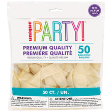 12in Packaged Premium Latex Balloons 50ct - Crystal Clear