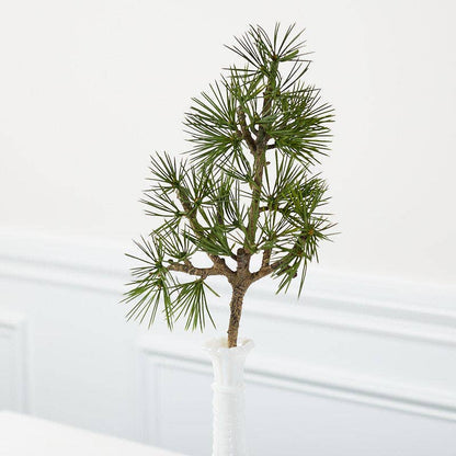 18" Weatherproof Artificial Ming Pine Stem