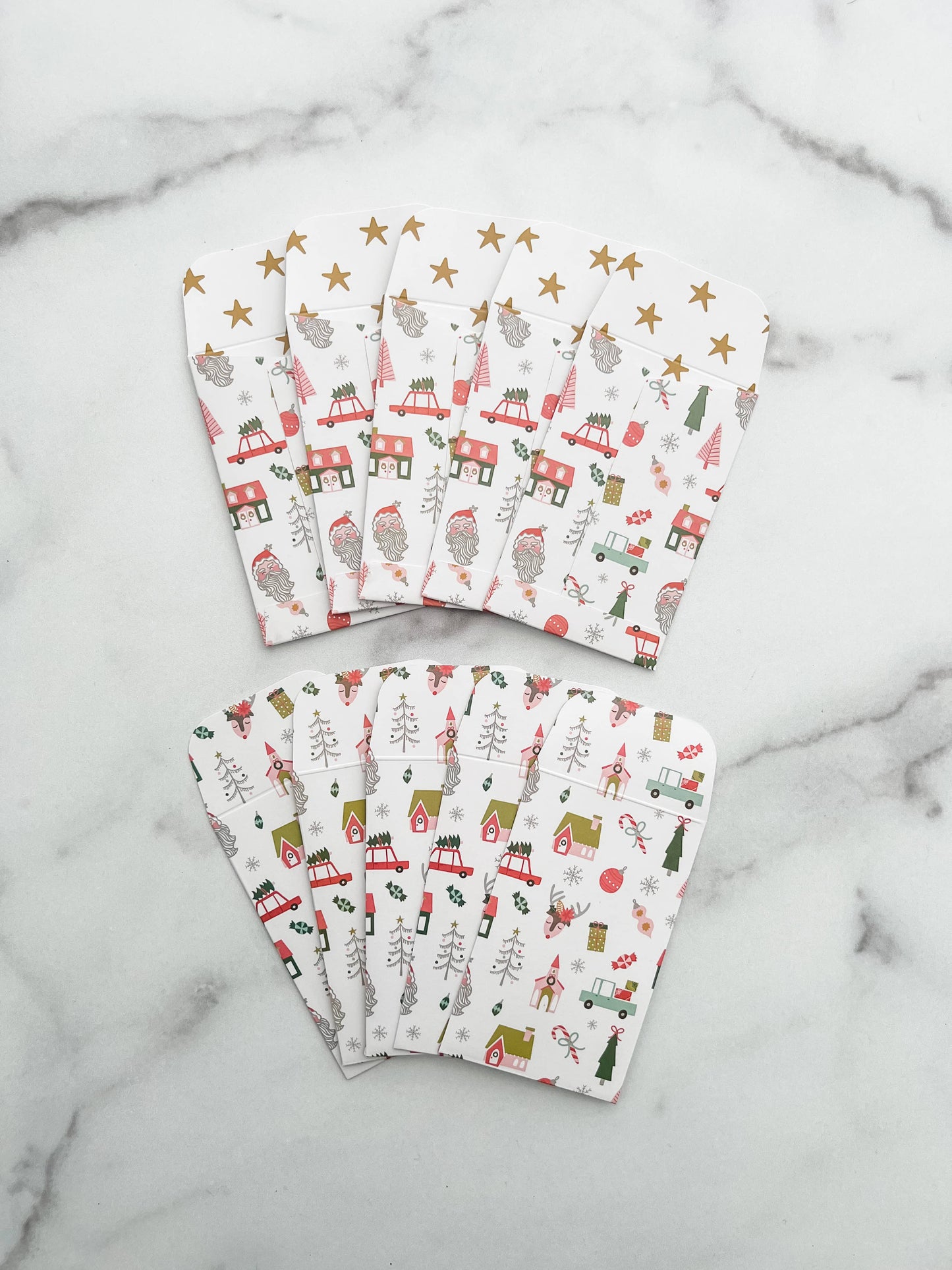 Set of 10 Gift Card Holders