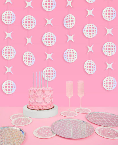 Disco Party 12ft Garland Decorations 4ct