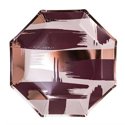Mauve-elous Charger Plates - 8 Pk.