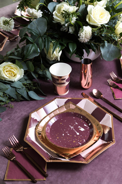 Mauve-elous Charger Plates - 8 Pk.