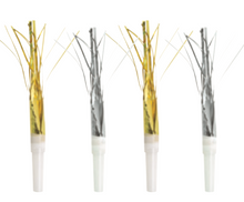 Silver & Gold Fringe Squawkers Silver & Gold 8ct