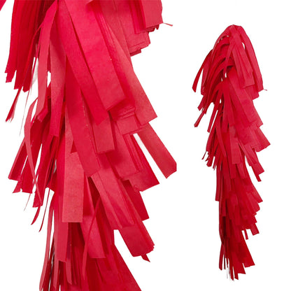 Fringed Tissue Balloon Tassel ( Solid Colors)