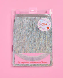 Party Iridescent Fringe Foil Banner