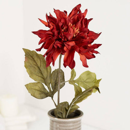 25"  Dahlia Artificial Flower Stem - Choose Color