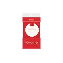 Believe Santa Napkin Ring and Napkin Set 18ct
